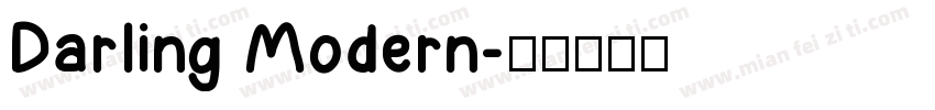 Darling Modern字体转换